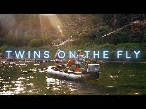 Twins On The Fly | Fly fishing the famous Green River with 16 year old Faith and Grace for trout