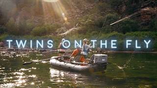 Twins On The Fly | Fly fishing the famous Green River with 16 year old Faith and Grace for trout