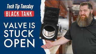 Black Tank Valve Is Hard To Open