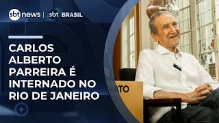 Carlos Alberto Parreira, coach of Brazil's fourth World Cup title, hospitalized in Rio | #SBTBrasil