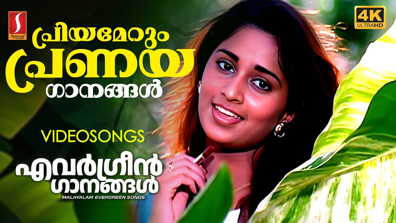 പ്രിയമേറും പ്രണയ ഗാനങ്ങൾ❤️❤️❤️❤️ | EVERGREEN MALAYALAM FILM SONGS | K J YESUDAS | K S CHITHRA