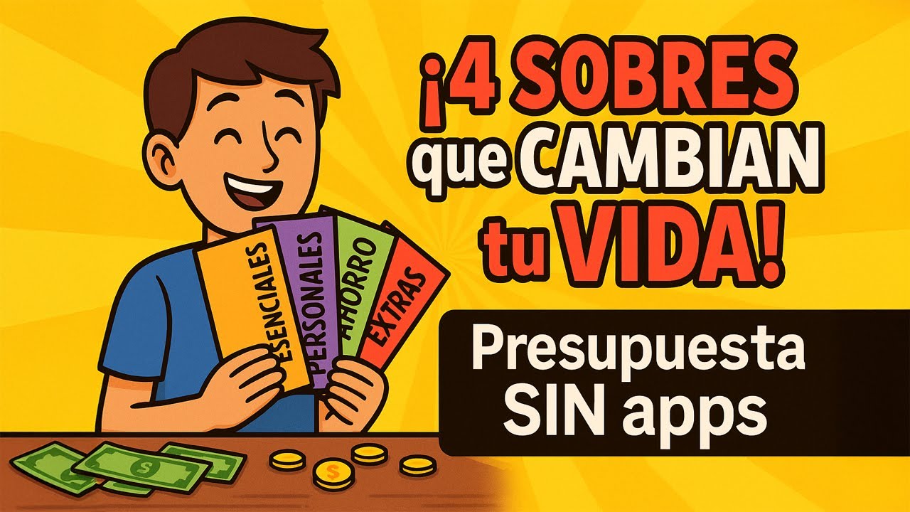 ¡4 SOBRES que cambiarán TU VIDA FINANCIERA! 💰 Método INFALIBLE para AHORRAR SIN APPS 📦✅