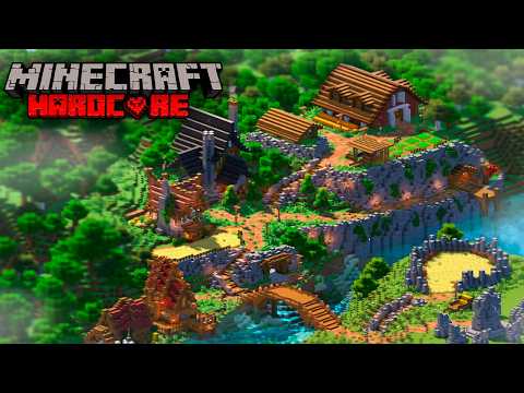 Sobrevivi 100 Dias em UM RIO no Minecraft Hardcore