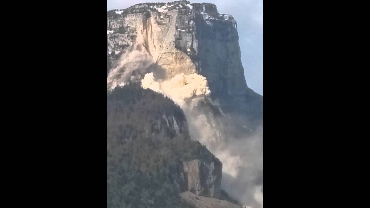 MONT GRANIER EBOULEMENT 07 MAI 2016 YouTube