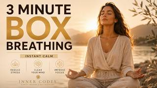 Calm Your Mind in 3 Minutes | Box Breathing for Stress & Anxiety