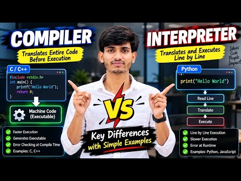 Compiler vs Interpreter | Difference Between Compiler and Interpreter | Explained in Hinglish
