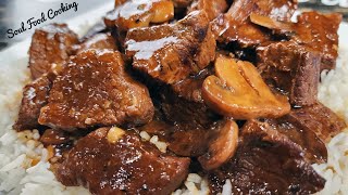 Beef Tips Recipe - How to make Super TENDER Beef Tips Net Worth