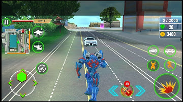 Bus Robot Car War Robot Games - Android Gameplay #5