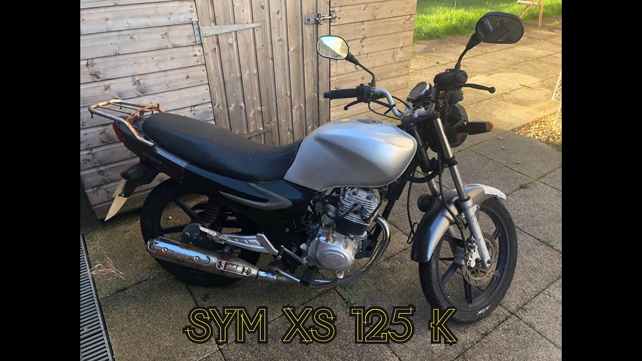 SYM XS 125cc Motorbike - A New Project and a New T-shirt - YouTube