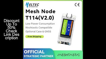 Heltec T114 V2 Meshtastic Tracker Nordic nRF52840 SX1262  GPS LoRaWAN LoRa Arduino Positioning  Devb