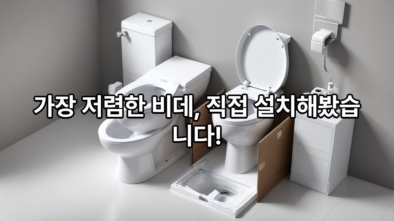 SK 매직 비데 셀프 설치