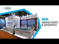 Adani Ports and SEZ 2026, Mumbai | Exhibition booth by Blues N Coppers