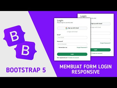 Membuat Form Login Menggunakan Bootstrap 5