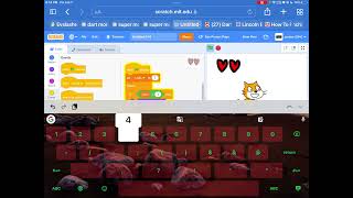 Scratch tutorial 1# lives and game over screen