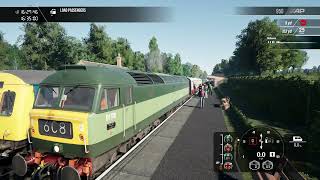 [BL7] Bishops Lydeard to Minehead - West Somerset Railway - Class 47 BR Green - Train Sim World 4 screenshot 4