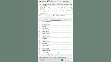 DATA ENTRY PART 1 IN EXCEL #trending #trendingshorts #shortsfeed #shorts