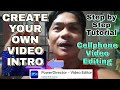 PAANO GUMAWA NG YOUTUBE VIDEO INTRO SA CELLPHONE