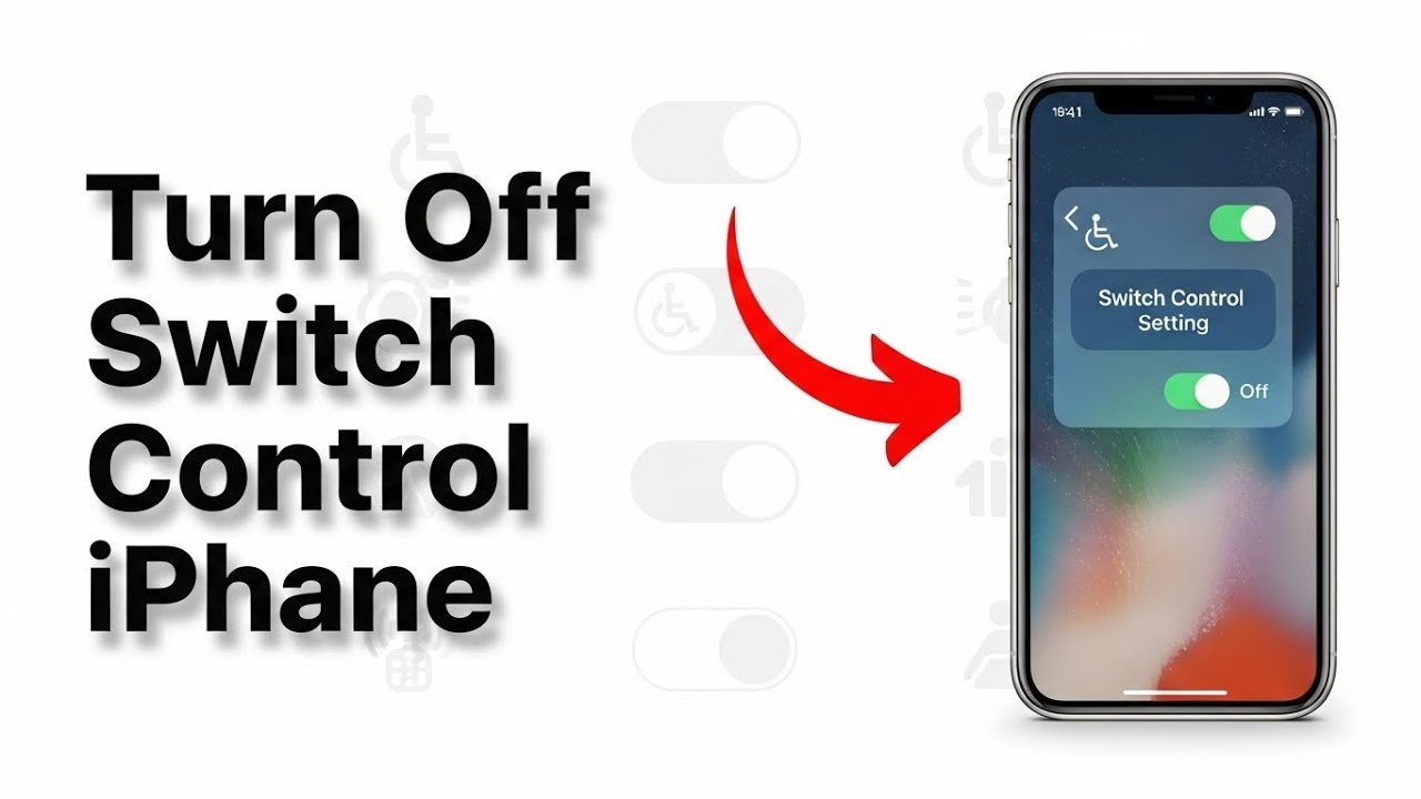 How to Turn Off Switch Control on iPhone - YouTube