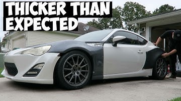 No Going Back! Cutting The Rear Quarter Panels | Widebody Toyota Scion FRS