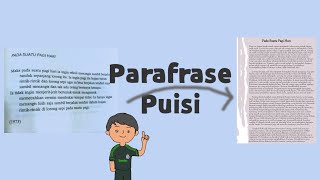 Parafrase Puisi | Apresiasi Puisi #12