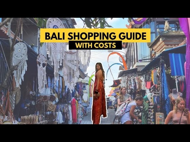 Bali Shopping - What you need to know & What I bought (with costs