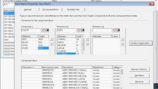 RMS CREATING ITEMS WITH COLORS AND SIZES MATRIX screenshot 5