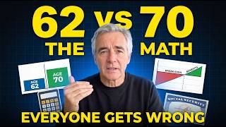 Social security at 62 vs 70 - the Math Everyone GETS WRONG!