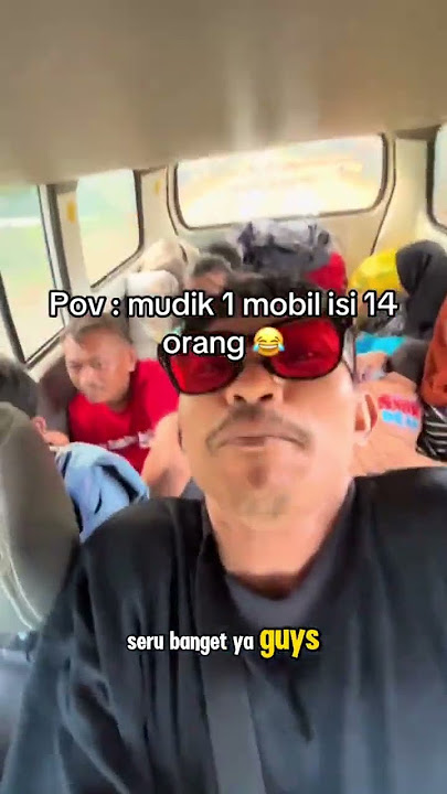 momen lucu ketika mudik satu mobil isi14 orang bikin ngakak ‼️‼️#mudiklebaran #mobile  #lucu#shorts
