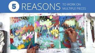 Unlock Your Creative Potential: 5 Reasons Why Working on Multiple Art Pieces is a Game-Changer!
