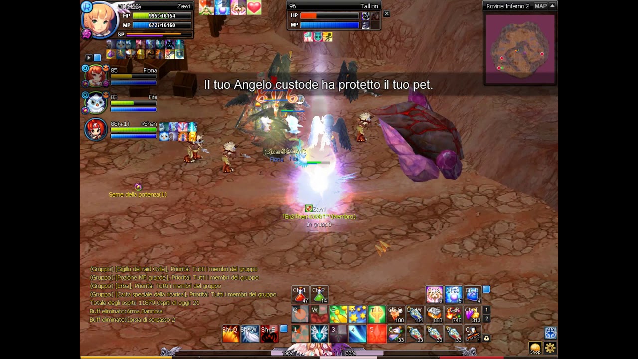 NosTale ITA S1-Flare | Exp Hero ~ Lv. 90 Solo  ~ SP8 Archmage