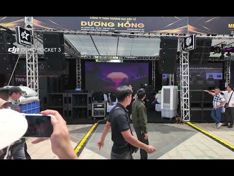 DH Sound chuẩn bị phần âm thanh ánh sáng sự kiện tại quảng trường Thời Đại