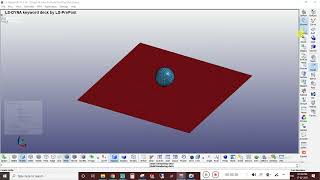LS DYNA BALL PASSING THROUGH THIN ALUMINIUM PLATE ANALYSIS