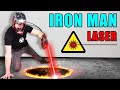 We made iron mans laser and it can cut through steel