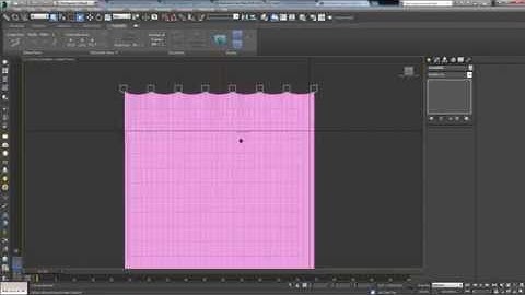 Curtain Modeling Tutorial for Beginner Autodesk 3D MAX 2014