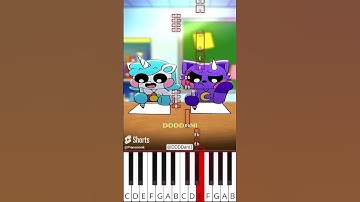 CatNap Failed The School Test🤣 (@DDDDani1) POPPY PLAYTIME CHAPTER 3 - Octave Piano Tutorial