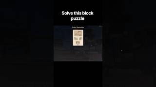 Solve this block puzzle #genshin #genshinimpact #shorts #short #puzzle #howto #chest #primogems
