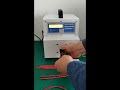 Semi-automatic machine for twisting 2 cables together