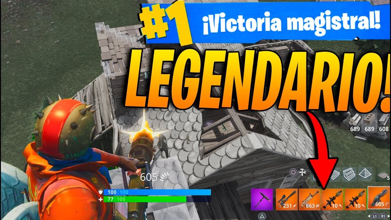 playstation 3 TODO LEGENDARIO! Fortnite: Battle Royale (El mejor Loot)