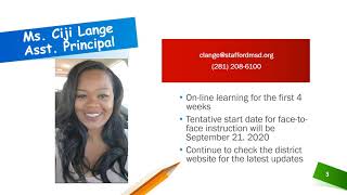 2020-2021 Stafford ECC Admin Welcome Video