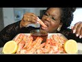 DESHELLED KING CRAB 먹방 MUKBANG. WHAT I DID TO GROW MY YOUTUBE CHANNEL