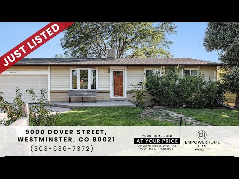 9000 Dover Street, Westminster, CO home video tour