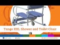 Lopital Tango XXL – Bariatric Shower & Toilet Chair (Up to 360 kg Capacity)