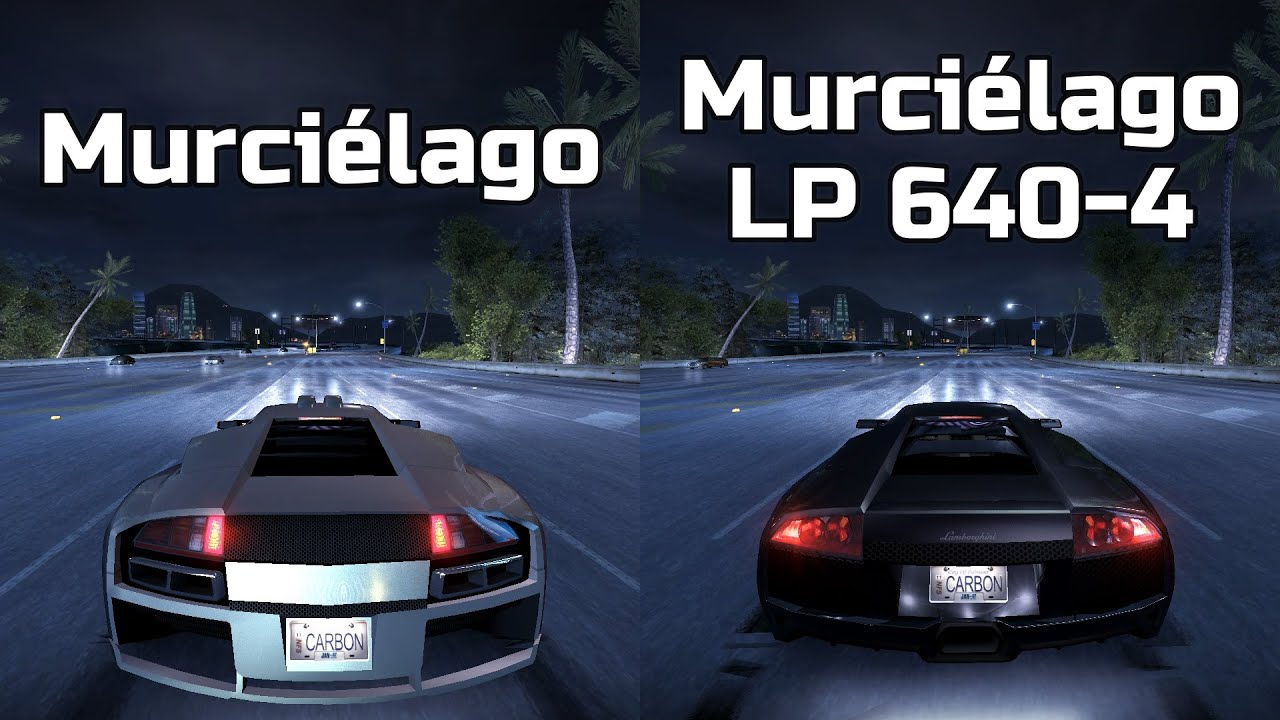 Lamborghini Murcielago vs Lamborghini Murcielago LP 640-4 - Need for Speed Carbon (Drag Race)