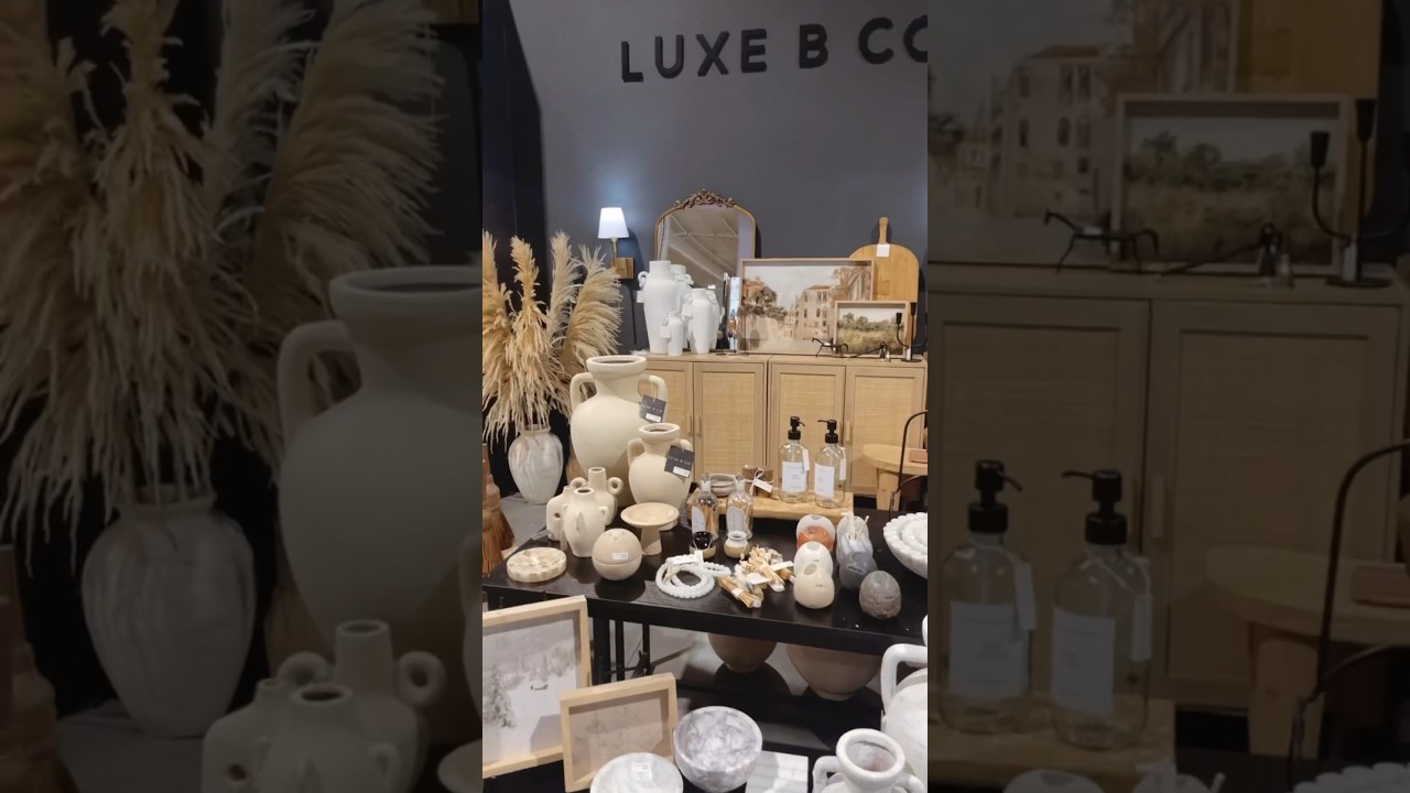 Las Vegas Market , Tradeshow booth set up . Home decor Brand Faire Wholesale Trending 2023