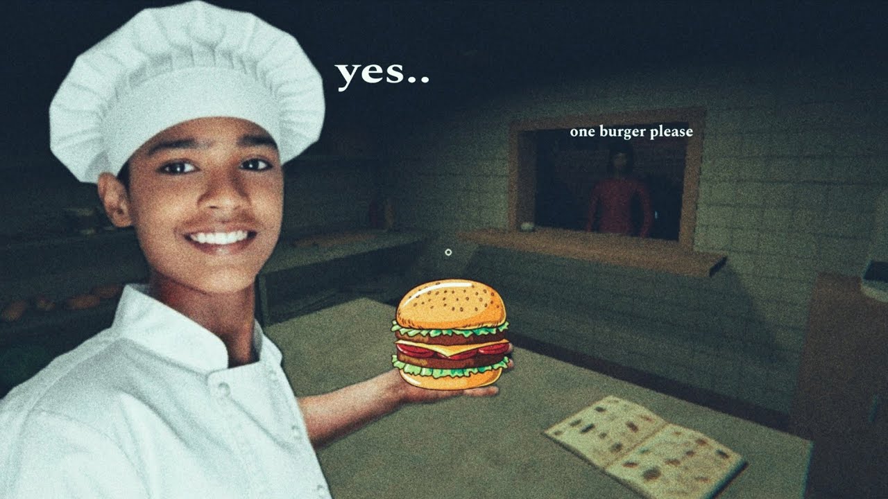 My first face-showing video (HORROR GAME)