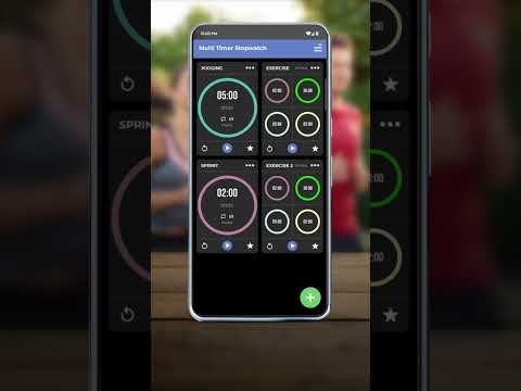 Multi Timer Stopwatch App - Advance Features Video
