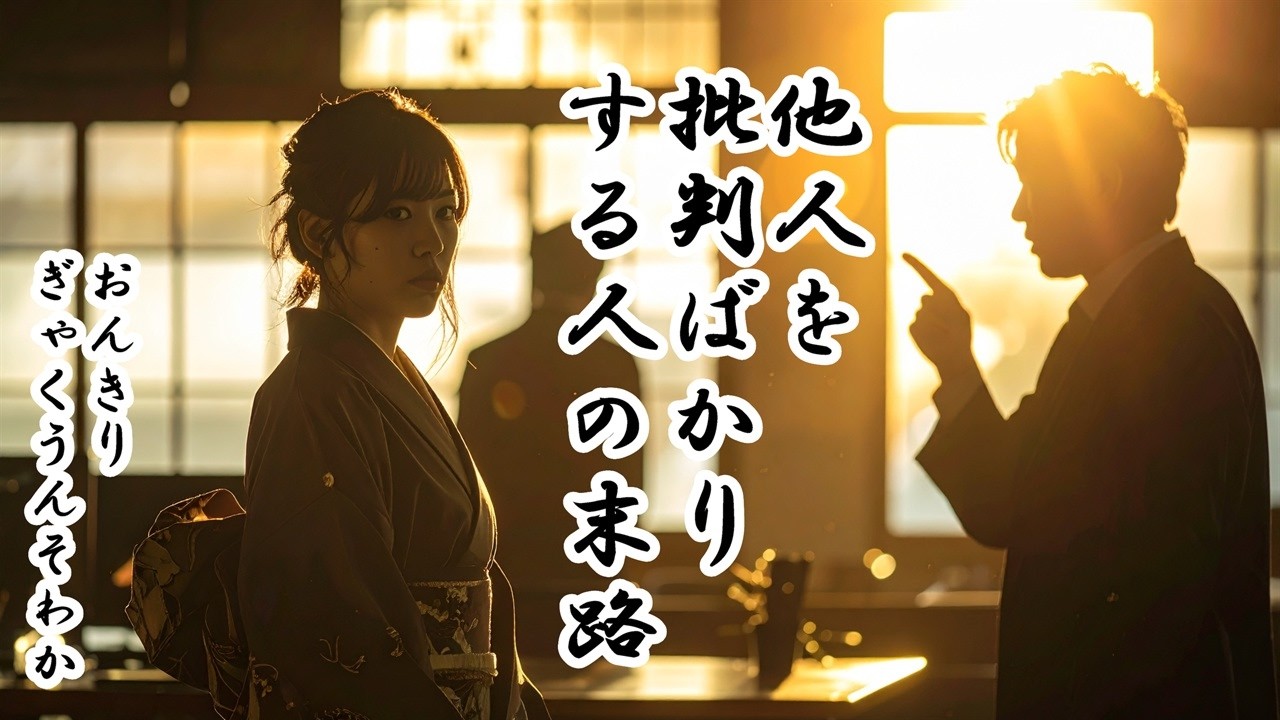 【他人を批判ばかりする人の末路】なぜ批判する人ほど不幸になるのか｜心が軽くなる対処法【聖天様に仕える聖夫婦】