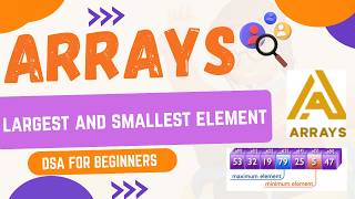 How to Find Largest & Smallest Element in an Array | DSA for Beginners