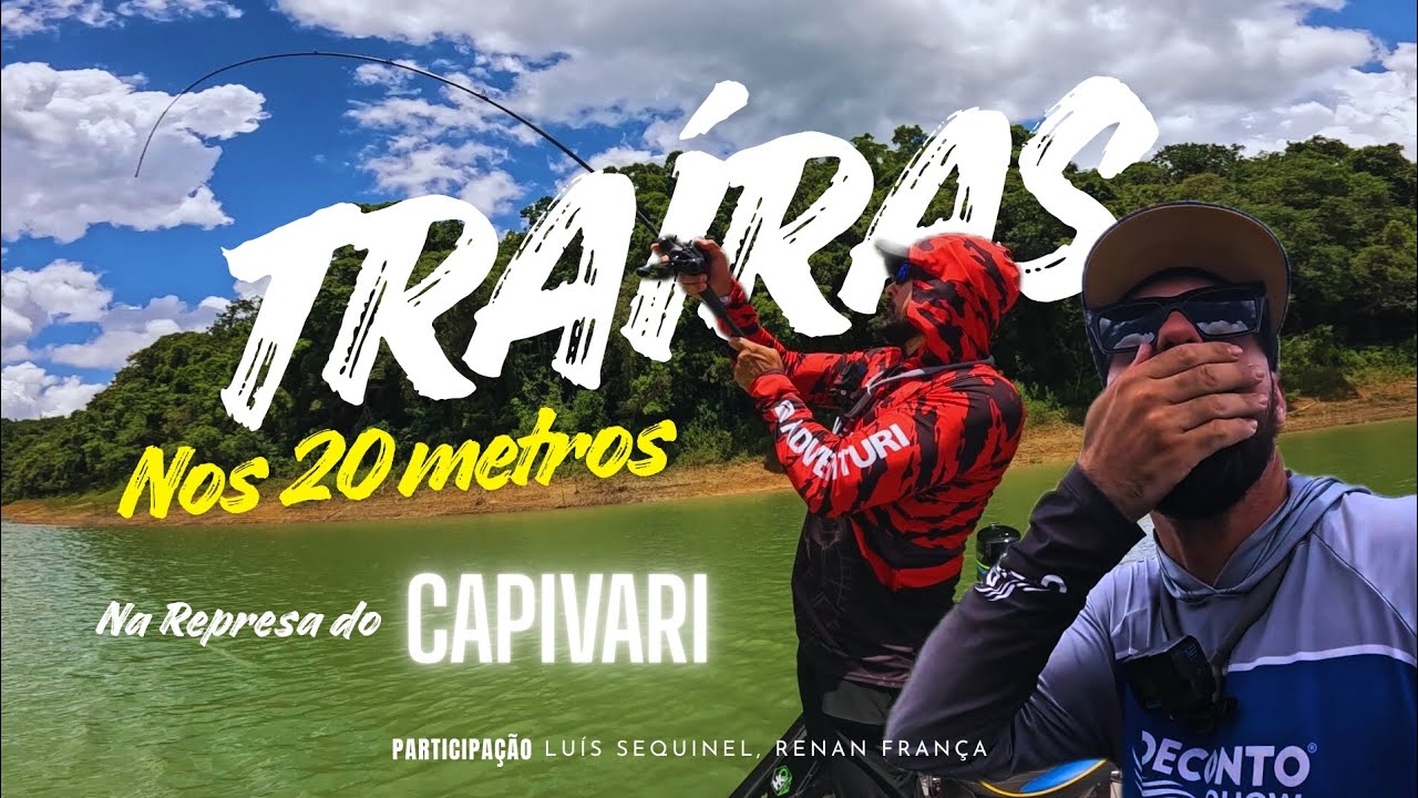 EU NUNCA VI ALGO ASSIM | PEIXE SÓ NOS 20 METROS DE PROFUNDIDADE 