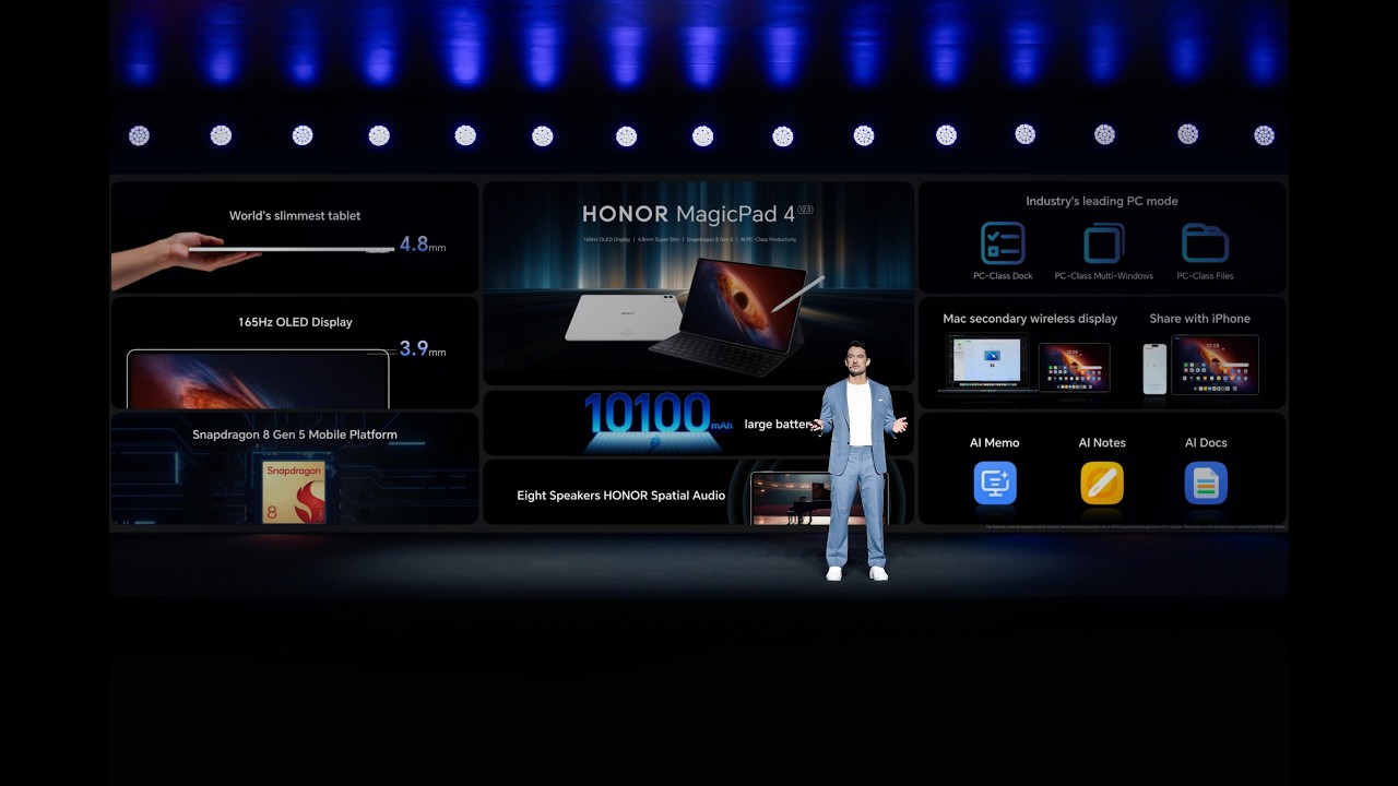 Meet the all-new HONOR flagship products, The future of AI & hardware is here. 🤖